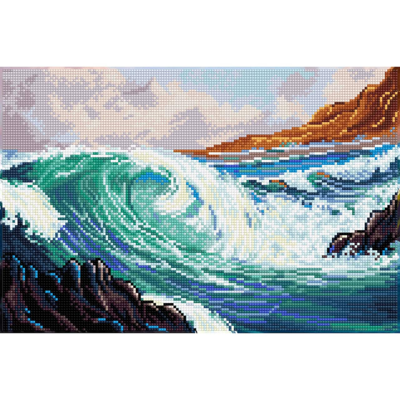 Diamond Dotz® Intermediate Seascape Diamond Art Painting Kit